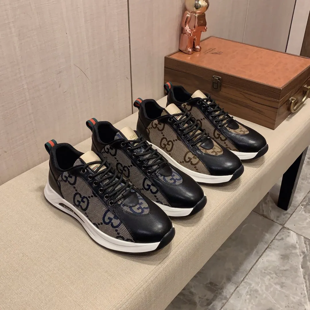 Men's Men's Shoes💰420💰💰🎩🎩[Lightning][Lightning] "Gucci*" The latest and most popular casual sports shoes, top brand [seduce] luxury~purchase, top~quality. [Strong] The upper is made of imported breathable cowhide with material ➕ breathable sheepskin feet (•) and fine workmanship. The original stylish and stylish soft rubber wear-resistant and non-slip outsole is light and comfortable on the feet. The real thing looks better when photographed in real life. 122: code: 38-44, can be customized to 45, 2️⃣ colors available